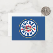 Carte De Correspondance Logo de la nuit du hockey au Canada (Devant/Arrière en situation)