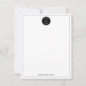 Carte De Correspondance Logo de l'entreprise Employé double face (Devant)