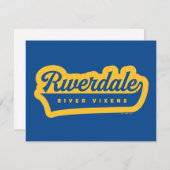 Carte De Correspondance Logo de Riverdale River Vixens (Devant / Derrière)