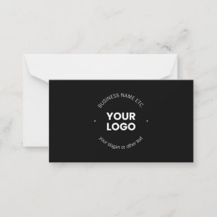 Carte De Correspondance Logo de votre entreprise et texte modifiable Noi