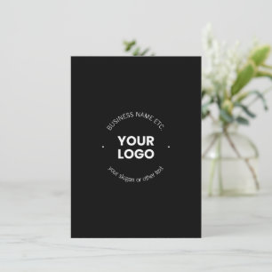 Carte De Correspondance Logo de votre entreprise et texte modifiable   Noi