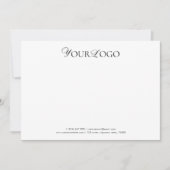 Carte De Correspondance Logo d'entreprise long et mince horizontal Entrepr (Devant)