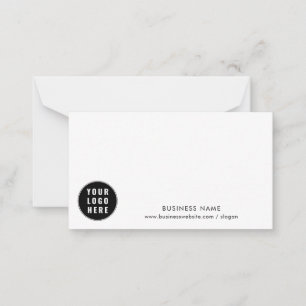 Carte De Correspondance Logo d'entreprise moderne employé personnalisé