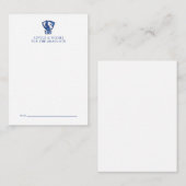 Carte De Correspondance Logo Eastern Illinois University Panthers (Devant / Derrière)