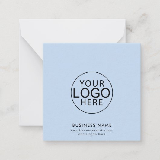 Carte De Correspondance Logo et site Web d'entreprise simples (Devant)