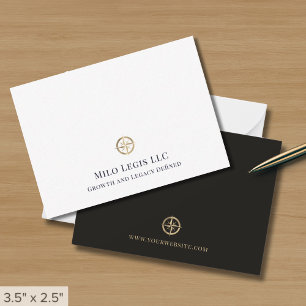 Carte De Correspondance Logo minimaliste élégant