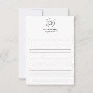 Carte De Correspondance Logo minimaliste pour petites entreprises