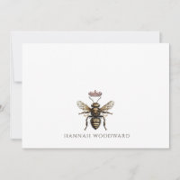 Logo Personnalisé Elegant Queen Bee Crown