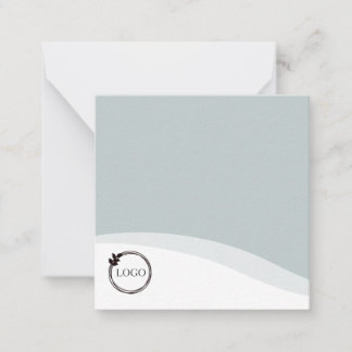 Carte De Correspondance Logo personnalisé Vert clair