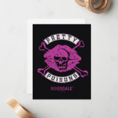 Carte De Correspondance Logo Poisons Pretty (Devant/Arrière en situation)