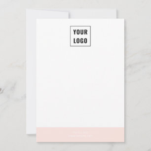 Carte De Correspondance Logo Simple Minimaliste