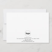Carte De Correspondance Logo Simple Professionnel (Devant)
