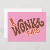 Carte De Correspondance Logo Wonka Bar (Devant / Derrière)