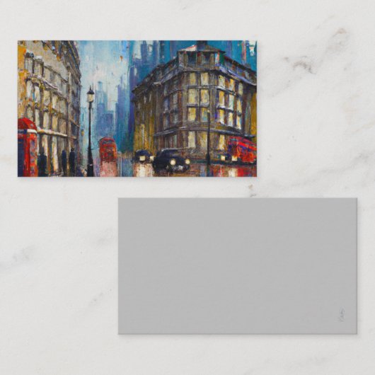 Carte De Correspondance Londres Rain (Devant / Derrière)