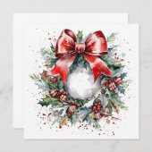 Carte De Correspondance "L'ouverture de l'hiver à la veille de Noël" (Devant / Derrière)