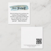Carte De Correspondance *~ Love Self You Know Cote AP62 Note Card (Devant / Derrière)