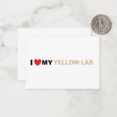 Carte De Correspondance LR jaune (Devant/Arrière en situation)