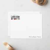 Carte De Correspondance LSVA Remerciements (Devant/Arrière en situation)