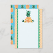 Carte De Correspondance Luau Party Thank You Note Card (Devant / Derrière)