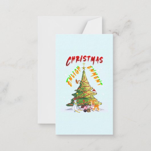 Carte De Correspondance Lumière de Noël (Devant)