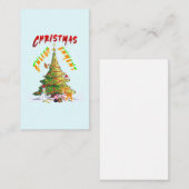 Carte De Correspondance Lumière de Noël (Devant / Derrière)