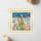 Carte De Correspondance Lumière d'hiver (Devant/Arrière en situation)