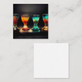 Carte De Correspondance Lunettes de vue artistiques (Devant / Derrière)