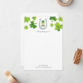 Carte De Correspondance Lutin Chanceux (Devant/Arrière en situation)