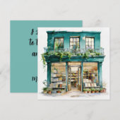 Carte De Correspondance Ma Librairie  (Devant / Derrière)