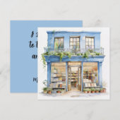 Carte De Correspondance Ma librairie  (Devant / Derrière)