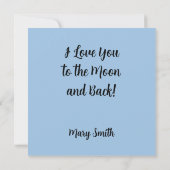 Carte De Correspondance Ma librairie  (Dos)