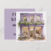 Carte De Correspondance Ma Librairie  (Devant / Derrière)