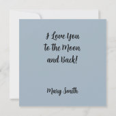 Carte De Correspondance Ma Librairie  (Dos)