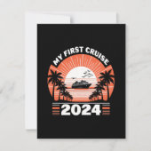 Carte De Correspondance Ma première croisière 2024 (Devant)