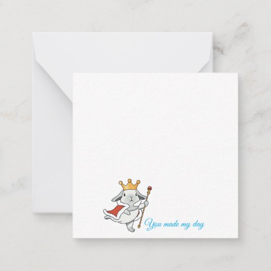 Carte De Correspondance Magical Wizard Lop bunny (Dos)