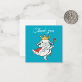 Carte De Correspondance Magical Wizard Lop bunny (Devant/Arrière en situation)