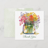 Carte De Correspondance Magnifique Bouquet de Fleurs (Devant / Derrière)