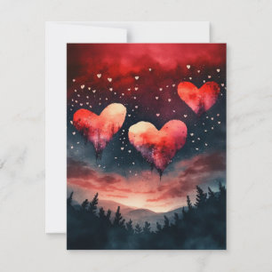 Carte De Correspondance Magnifique IA Valentine