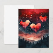 Carte De Correspondance Magnifique Saint-Valentin AI (Devant / Derrière)