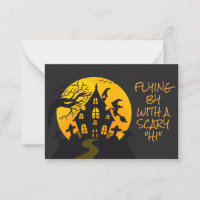 Maison hantée de sorcière effrayante Halloween Cla