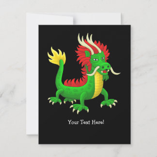 Carte De Correspondance Majestueux dragon chinois