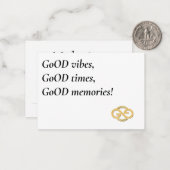 Carte De Correspondance Make it a GoOD day! (Devant/Arrière en situation)