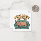 Carte De Correspondance Make Today Matter (Devant/Arrière en situation)