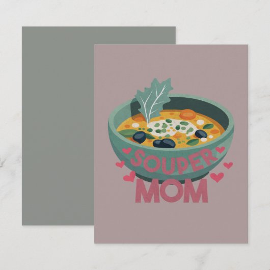 Carte De Correspondance Maman de la soupe (Devant / Derrière)
