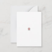 Carte De Correspondance Mandala papillon floral | Design d'art Boho pourpr (Dos)