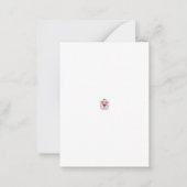 Carte De Correspondance Mandala papillon floral | Design d'art Boho pourpr (Devant)