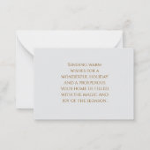 Carte De Correspondance “Mandarin aquarelle du Nouvel An (Dos)