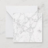 Carte De Correspondance Marbre Blanc (Devant)
