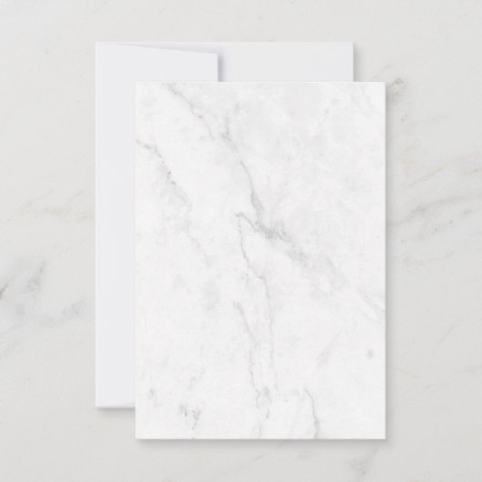 Carte De Correspondance Marbre Blanc (Devant)