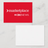 Carte De Correspondance Marché de CBC (Devant / Derrière)